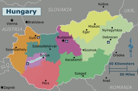 Hungary static map